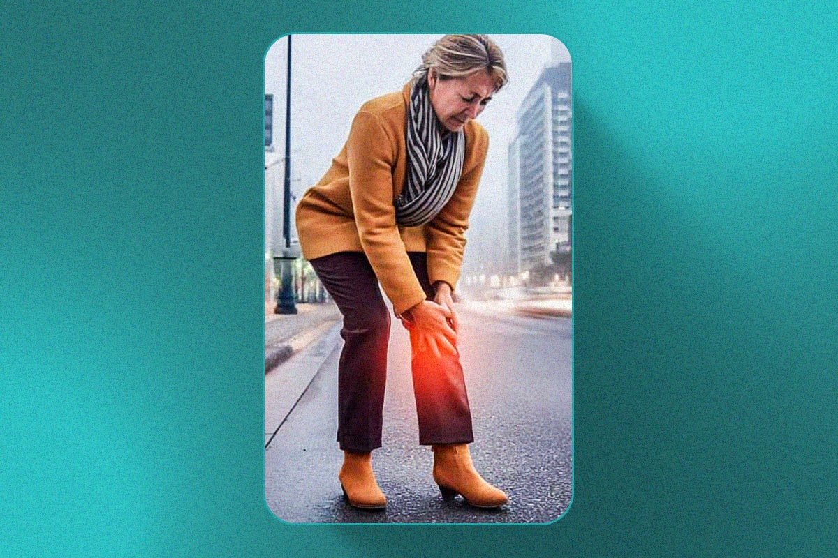 Embolização; artrose de joelhos